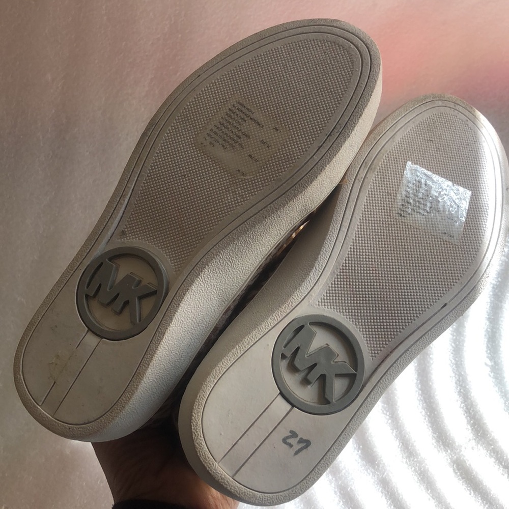 Kids Michael Kors Vegan Sneakers - Size 1 - Picture 16 of 16
